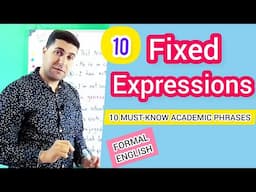 English Vocabulary | 10 Useful Phrases for Essays & Presentations