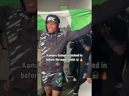 Usman walking out for #UFCAtlanta 🔒