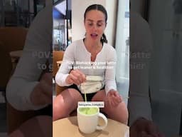 POV: Biohacking your latte to get leaner & healthier 💚 #biohackingtips #bloodsugarcontrol #healthy