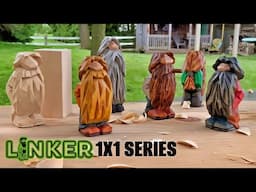 Carve a Hairy Hippie -Full Knife Only Tutorial (1x1 series)