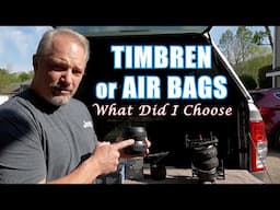 Timbren or Airbags / Suspension Upgrade / Review & Install