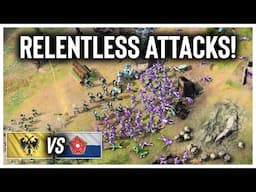 These guys were RELENTLESS against HRE in Age of Empires IV!