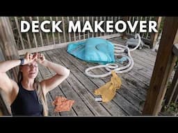 This deck has been rotting for 2 years... it's time to bring it back to life!
