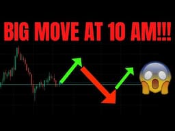 🔥BIG MOVE AT 10 AM! MUST WATCH SPY, NQ, ES, QQQ, NVDA, AAPL, & TSLA PREDICTIONS! 🚀