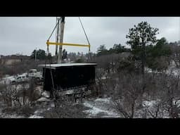 Craning the Container Homes 2025