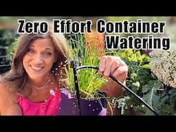 Zero Effort Container Watering  | Lazy Gardener's Dream Drip irrigation for   Patios & Balconies