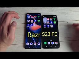 2025 Moto Razr Vs Samsung S23 FE Speed Test Comparison
