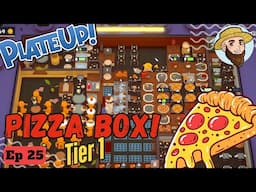 The Pizza Box, Tier 1!! - Solo Play PlateUp! I Part 25  #pizza   #theontariogardener   #plateup
