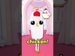 How to be a CHICKEN In Dress To Impress! 🐓💗 #roblox #dti