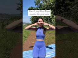 Your 5 Step Face Yoga Routine For Your Eyes #eyeyoga #faceyoga #faceyogaexpert