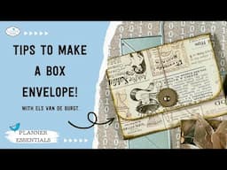 Planner Page Flip Through and Tips to Make a Box Envelope