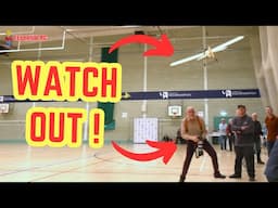 THAT WAS CLOSE ! Indoor #rc Aeroplane Shocks Photographer on Take-Off