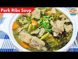 Pork Ribs Soup with Pickled Mustard Greens