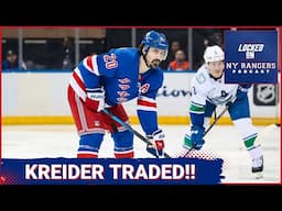 Chris Kreider TRADED by the New York Rangers to Anaheim Ducks! Rangers get prospect Carey Terrance!