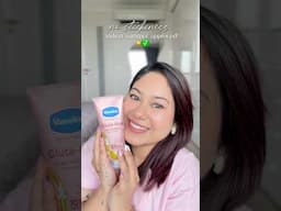 indian summer approved skincare trick✅ ft.Vaseline Gluta-hya #shorts #ad