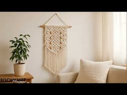 Beautiful & Easy Macrame Wall Hanging – Perfect for Beginners!