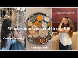 VLOG: Peak summer activities, Catching Mumbai sunsets, Colaba Causeway, Aamras thali & more