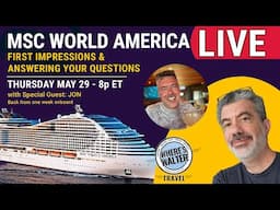 LIVE: World America Cruise Q&A | May 29, 8p ET #Cruise