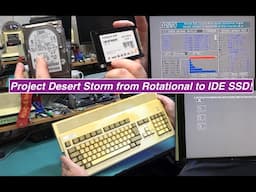 Amiga 1200 Project Desert Storm From Rotational HD To PATA SSD!