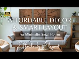 Effortlessly Elegant! 2025 Budget-Friendly Minimalist Small Homes Affordable Decor & Smart Layout