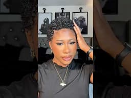 How I style my short natural hair #pixiecut