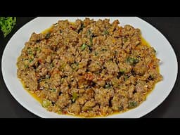 Mutton Keema Fry | Harimirch aur Pyaazwala Mutton Keema Fry
