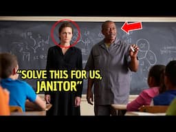 Teacher Tried to Mock the Black Janitor With a Chemical Formula – But He Shocked the Whole School!