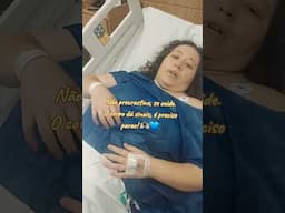 Passei por uma cirurgia! Esse ano vou me cuidar! Se cuidem, e não ignorem nenhum sinal do corpo!