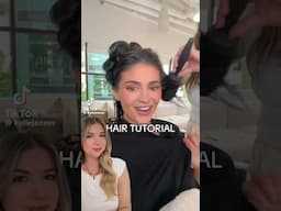 trying Kylie Jenner’s wavy hair tutorial!