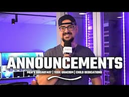 Announcements ║ 06/15/25