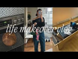LIFE MAKEOVER | creating a new routine, $ savings challenge, reformer pilates + cozy at home VLOG