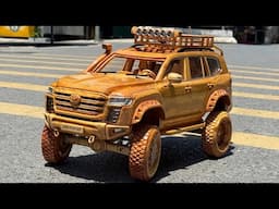 Upgrading the Wooden TOYOTA Land Cruiser LC300 – Woodworking Art