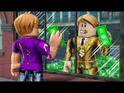 How A DOLLAR Turned Him Into A TRILLIONAIRE! (A Roblox Movie)