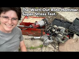 The Worn-Out Roto-Hammer stress test. Milwaukee 5300, Skil 726