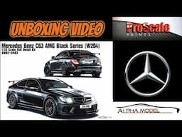 Unboxing - Alpha Model 1/24 Mercedes Benz C63 AMG Black Series