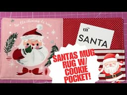 CRAFT FAIR SERIES 2025|SANTAS MUG RUG WITH A POCKET FOR COOKIE! BEGINNER FRIENDLY! MUST MAKE THIS! 🍪