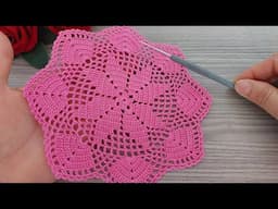 ✨ Round Lace Crochet Magic! 🧶 DIY Tablecloth, Bags & Dresses – Step-by-Step Tutorial 🌸"