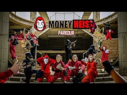 PARKOUR MONEY HEIST Escaping POLICE IN REAL FILE #1 ( bella ciao remix )