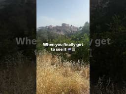 Finally get to see it!!!! A must visit to Athens, Greece 🏛️🇬🇷 #athens  #greece