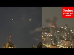 WATCH: Sirens And Explosions Can Be Heard As Iranian Missiles Land In Israel
