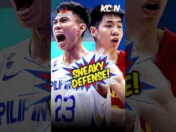 Rhenz Abando SNEAKY DEFENSE fired up Gilas Fans vs China!