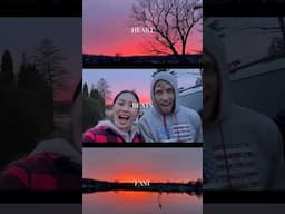 Amazing sunset from our home in Michigan, USA❤️#sunset #michigan #usa #happy