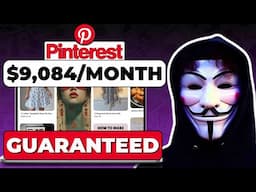 How I Made $9,084 With Pinterest Affiliate Marketing | Pinterest Affiliate Marketing Full Tutorial