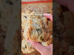 Vegan Spicy Dill Pickle Scones | Vegan Recipe