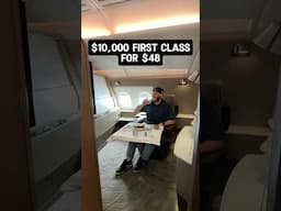 First Class for Cheap!! #firstclass