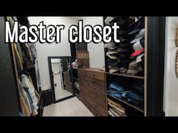 Master Closet Built in cabinets