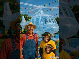 Farmer & Monkey’s Dream Ride Turns Into a Nightmare 😭 #shorts #ai #youtubeshorts