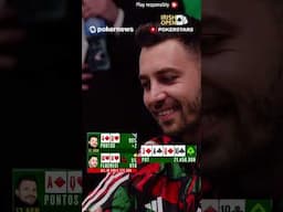 VERY FIRST HAND of the €1,150 Main Event Final Table | @PokerStars #shorts