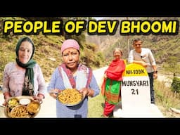 Mother son explore Uttarakhand village