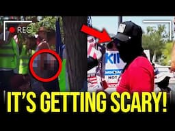 MAGA Voter THREATENS Protestors… INSTANTLY BACKFIRES!